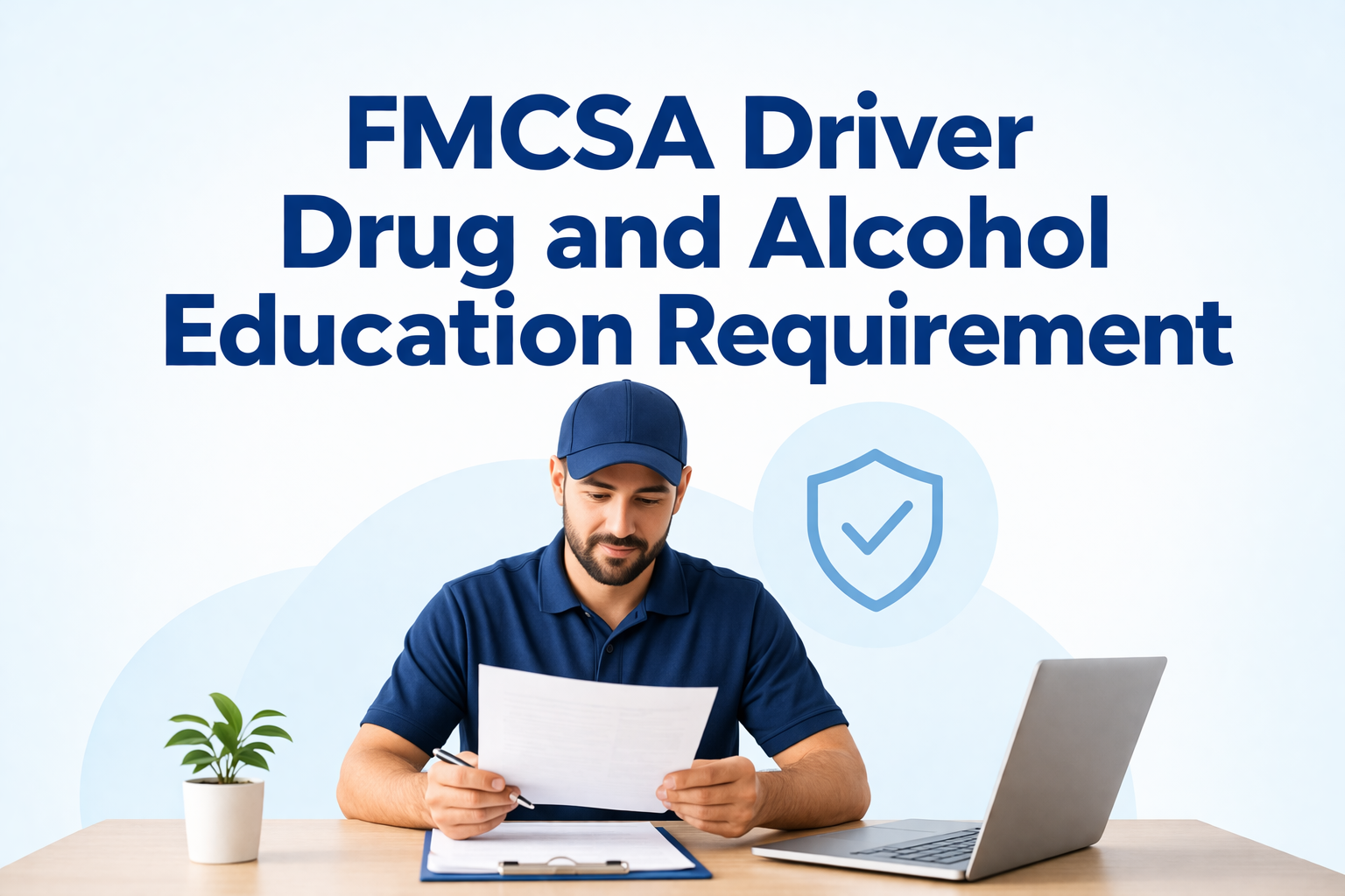 FMCSA driver drug and alcohol education requirement for CDL drivers and motor carriers