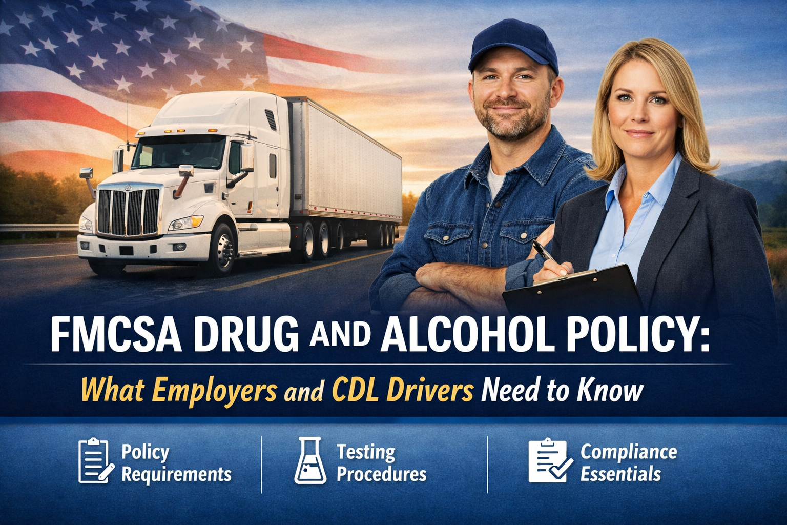 FMCSA drug and alcohol policy guidance for employers and CDL drivers